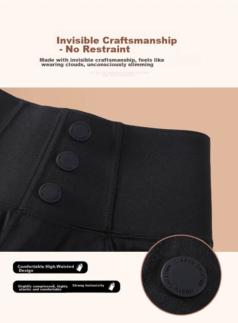 LangSha Leggings for Women, High-Waisted Tummy Control Butt-Lifting Shark Pants, Elastic Slim-Fit Ankle-Length with Three Velcro Straps for Autumn And Winter Outerwear 15