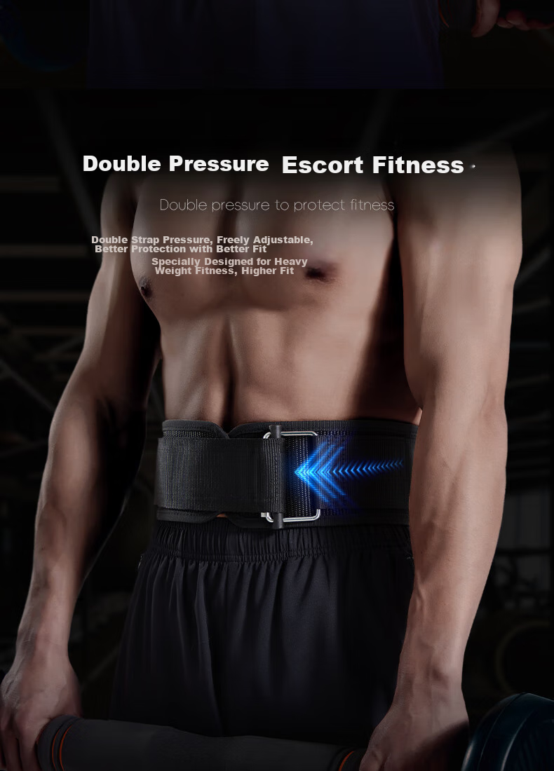 Li-Ning Fitness Waist Support Belt for Men, Deadlift Squat Powerlifting Training Specialized Sports Weightlifting Professional Support L 2
