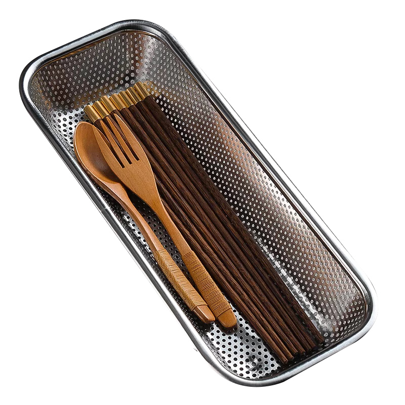 Jingyan Disinfection Cabinet Chopstick Holder, Stainless Steel Chopstick Tube, Chopstick Basket, Chopsticks And Spoons Storage Box, Draining Chopstick Cage, Storage Rack