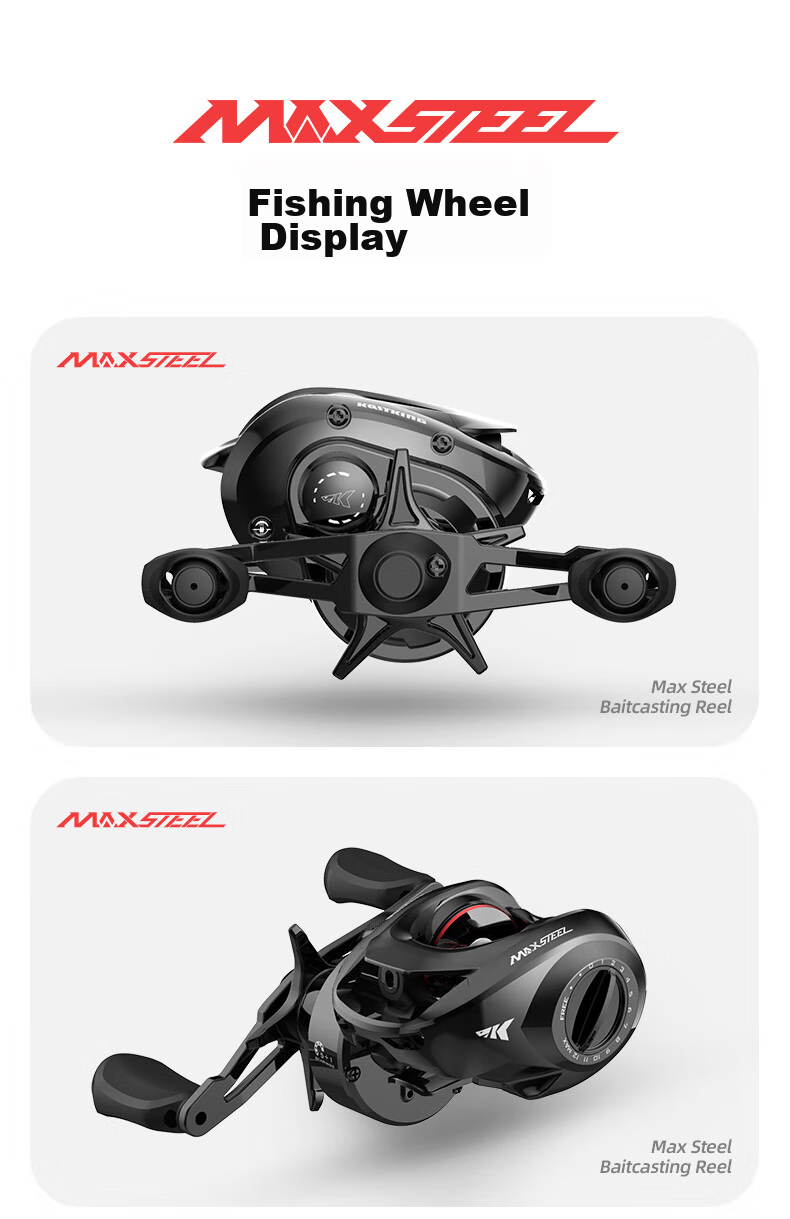 KastKing Glory Knight Baitcasting Reel, Magnetic Brake Fishing Line Reel, Long-Casting Anti-Pop-Up Reel for Bass And Snakehead Fish 7