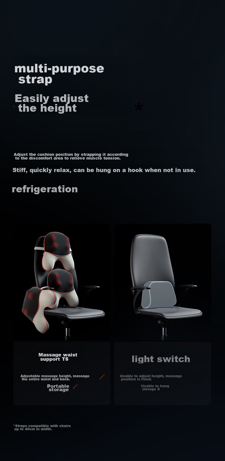 SKG Waist Massager T5, Seat Cushion Back Support, Massage Device with Heat Therapy, Forward And Reverse Kneading, for Waist, Neck, Legs, Full Body, Practical Birthday Gift for Elders, Boyfriends, Girlfriends 13