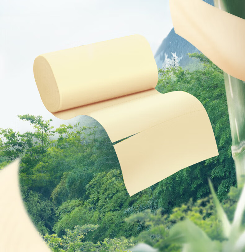 Banbu Coreless Toilet Paper, 4-Ply, 100g*30 Rolls, Natural Color, Bathroom Tissue, Toilet Paper, Tissues, Whole Pack 3