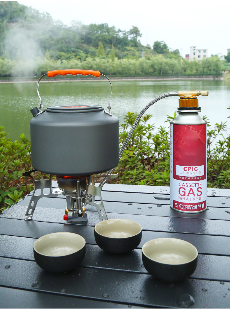 户外烧水壶车载野外泡茶卡式炉煮水热水壶野营可烧水炊具锅具炉具小号