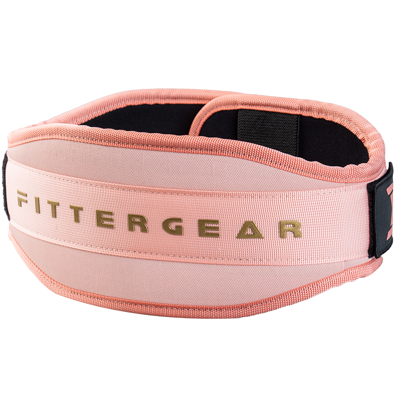FITTER GEAR Professional Fitness Waist Belt for Women, Anti-Slip, Squat And Deadlift Training, Weighted Equipment Support Belt, Size M