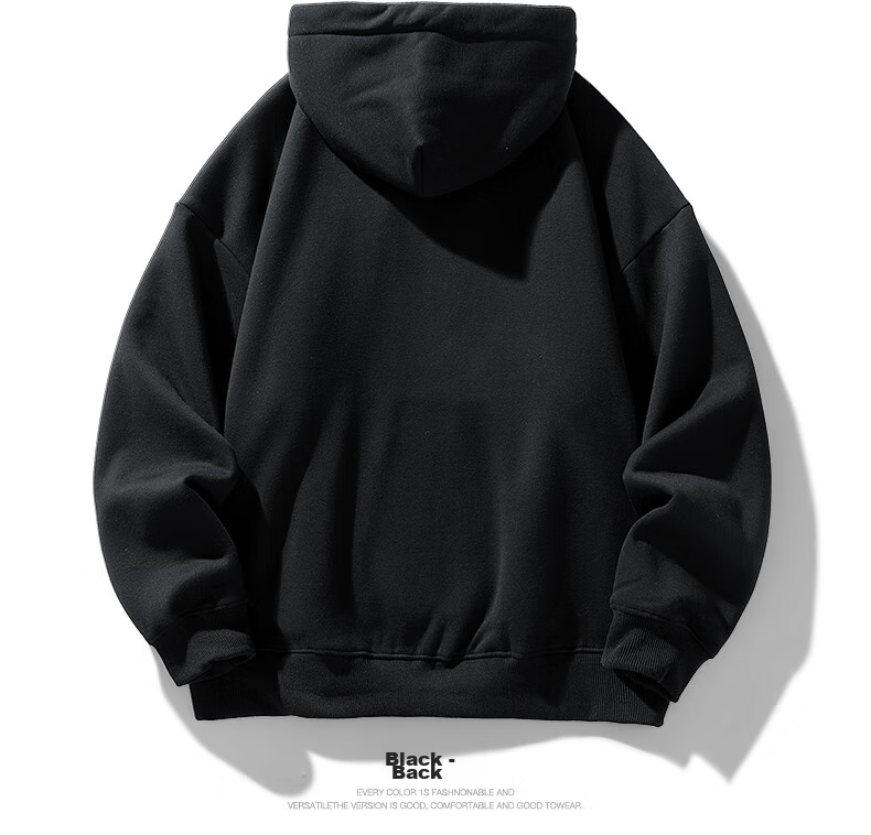 Mianzhi National Trend Brand Men's Hoodie, American-Style Loose-Fitting Trendy Base Layer, Versatile Couple's Outfit 18