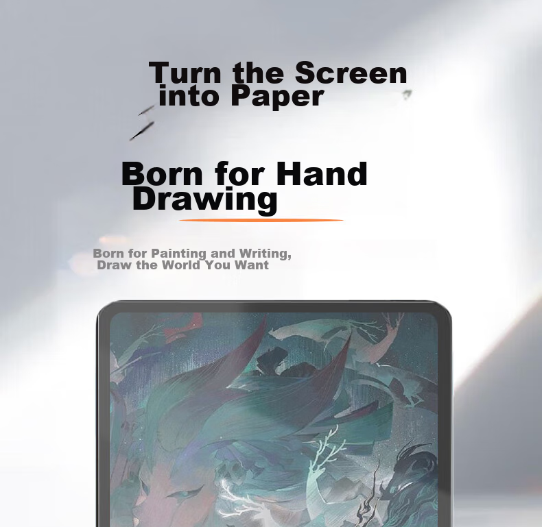 ESCASE Xiaomi Pad 6/6 Pro Paper-Like Film, Tablet Protective Film, Kent Paper 2023 Model, Frosted Full-Screen Hand-Drawn Writing And Drawing Professional Screen Protector 1