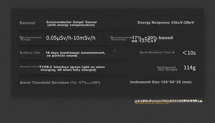Aikesi Nuclear Radiation Detector, Personal Dosimeter Alarm, X-Ray Beta Gamma Radiation Ray CT Room Geiger Counter 23