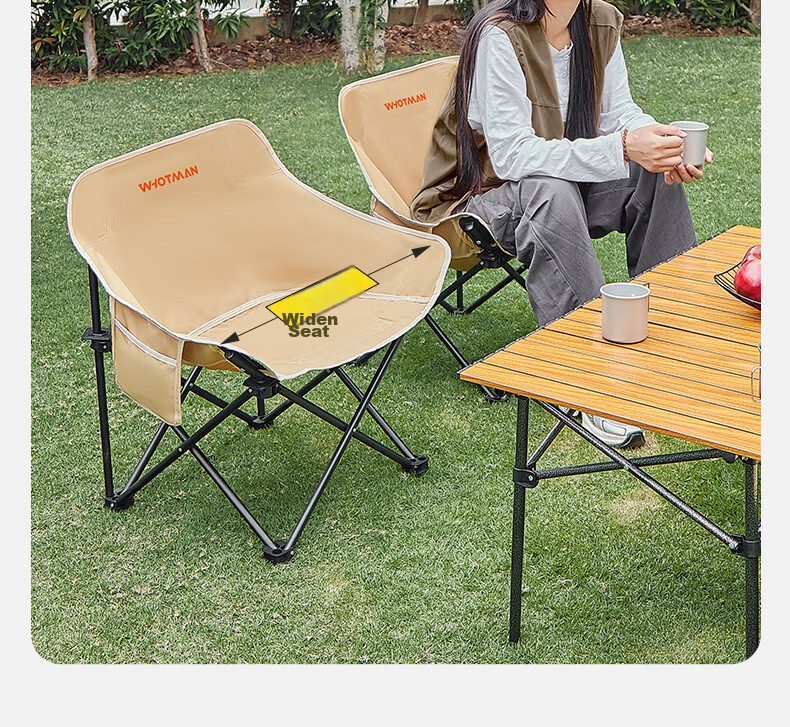 Woteman Folding Chair, Director's Chair, High Back, Quilted, Outdoor Camping, Picnic, Leisure Fishing Chair, Large G76372 10