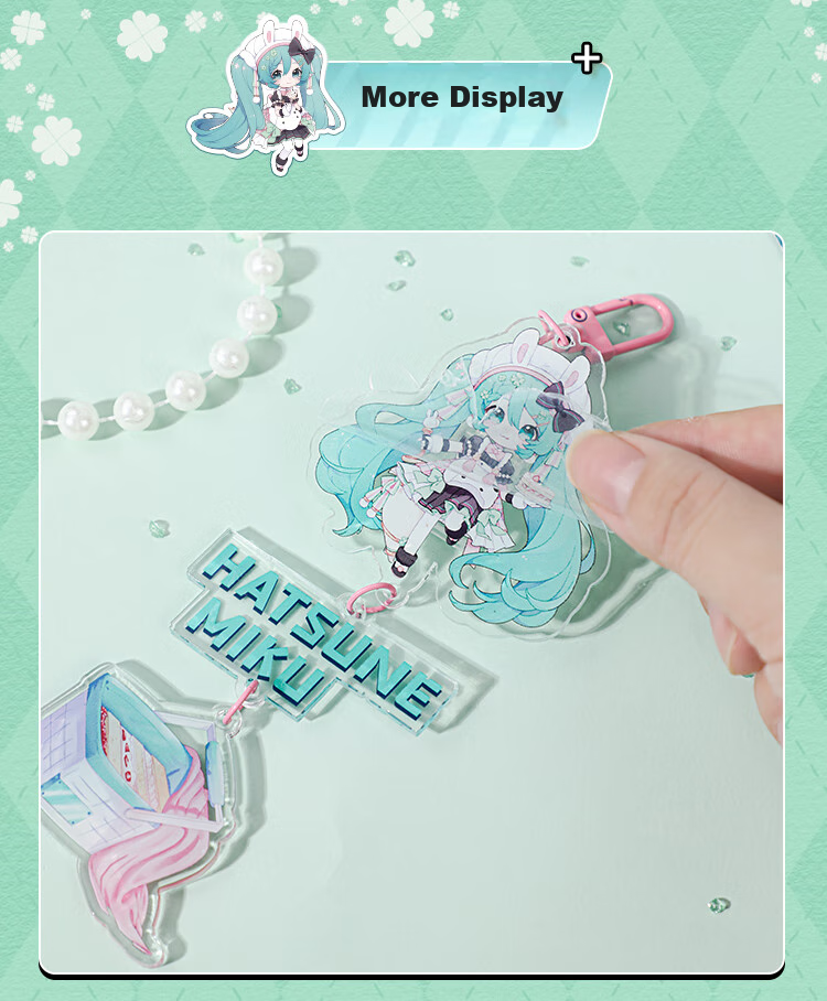 GuangBo Future Acrylic Journal Clip Stationery, Small Clip for Receipts And Bookmarks, Snack Clip, Anime Style, Blue CY999215-B 8