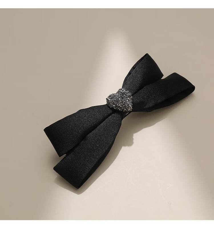 CHIMERA Chanel-Style Bow Heart Hair Clip, Top Clip, Spring Clip, Back of Head Half-Up Hairstyle Accessory, Women's Birthday Gift 7