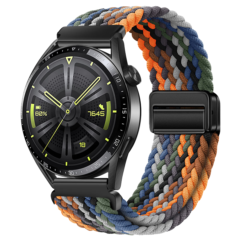 Weiqiantu [Magnetic Woven] Compatible with Huawei GT7/GT6/GT5/Pro Watch Bands, for Watch6/5/Pro/4Pro/Buds2, GT3/4 Pro/Defender 2 Men's And Women's Styles