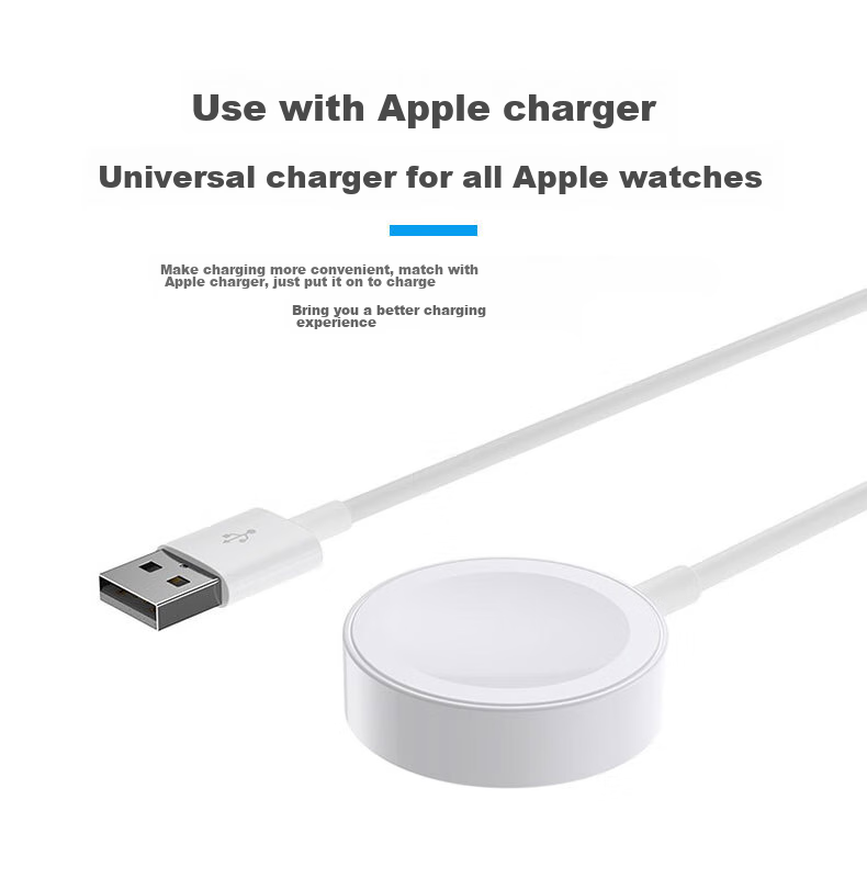 KMaxAI Wireless Charging Stand for Apple Watch, Compatible with IWatch Series 12/SE3/11/9 Ultra4/3, Silicone Base Holder, White 3