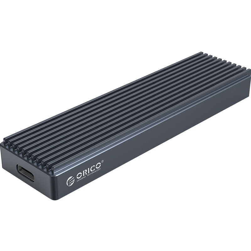 ORICO M.2 NVMe SSD Enclosure with 10Gbps Type-C Interface, Full Aluminum CNC Cooling, Compatible with Phones And Laptops, M2PJ