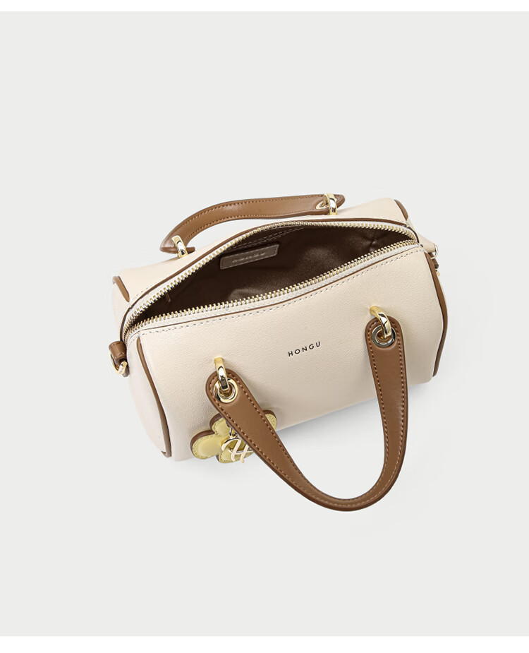 HONGU Women's Leather Handbag, Shoulder Bag, Crossbody Bag, Tote Bag, Simple Pillow Bag, Birthday Gift for Girlfriend 10
