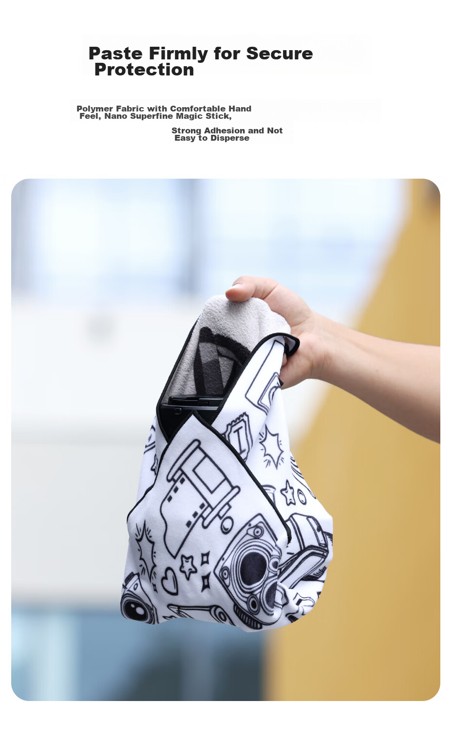Youlanzi Ulanzi Camera Folding Cloth Family Photo Set, P-Shaped Makeup Bag, Magic Cloth Camera Wrap, Hundred-Piece Cloth, Mirrorless And DSLR Canon Nikon IPad Portable Inner Liner Bag 2