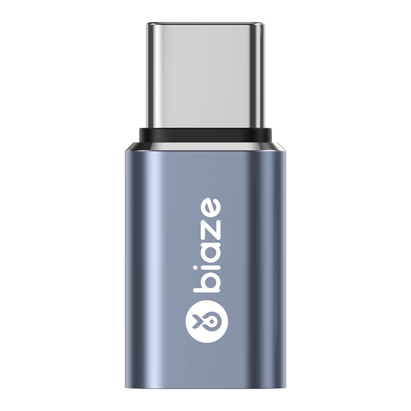 BIAZE Lightning to Type-C Adapter, Apple Android Converter, Compatible with Huawei Xiaomi OPPO Vivo Phones, Fast Charging, High-Speed Transfer
