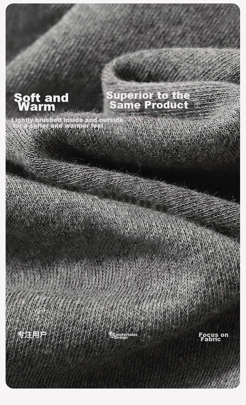 SEPTWOLVES [100% Cotton] Men's Long Johns, Autumn And Winter Pure Cotton Pants, Thin Thermal Underwear, Breathable And Skin-Friendly Long Johns 7