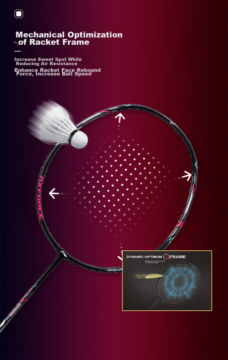 Li-Ning Badminton Racket, New Color Thunder Gun, Deep Dark Green, 4U Unstrung Racket, AYPU039-4 5