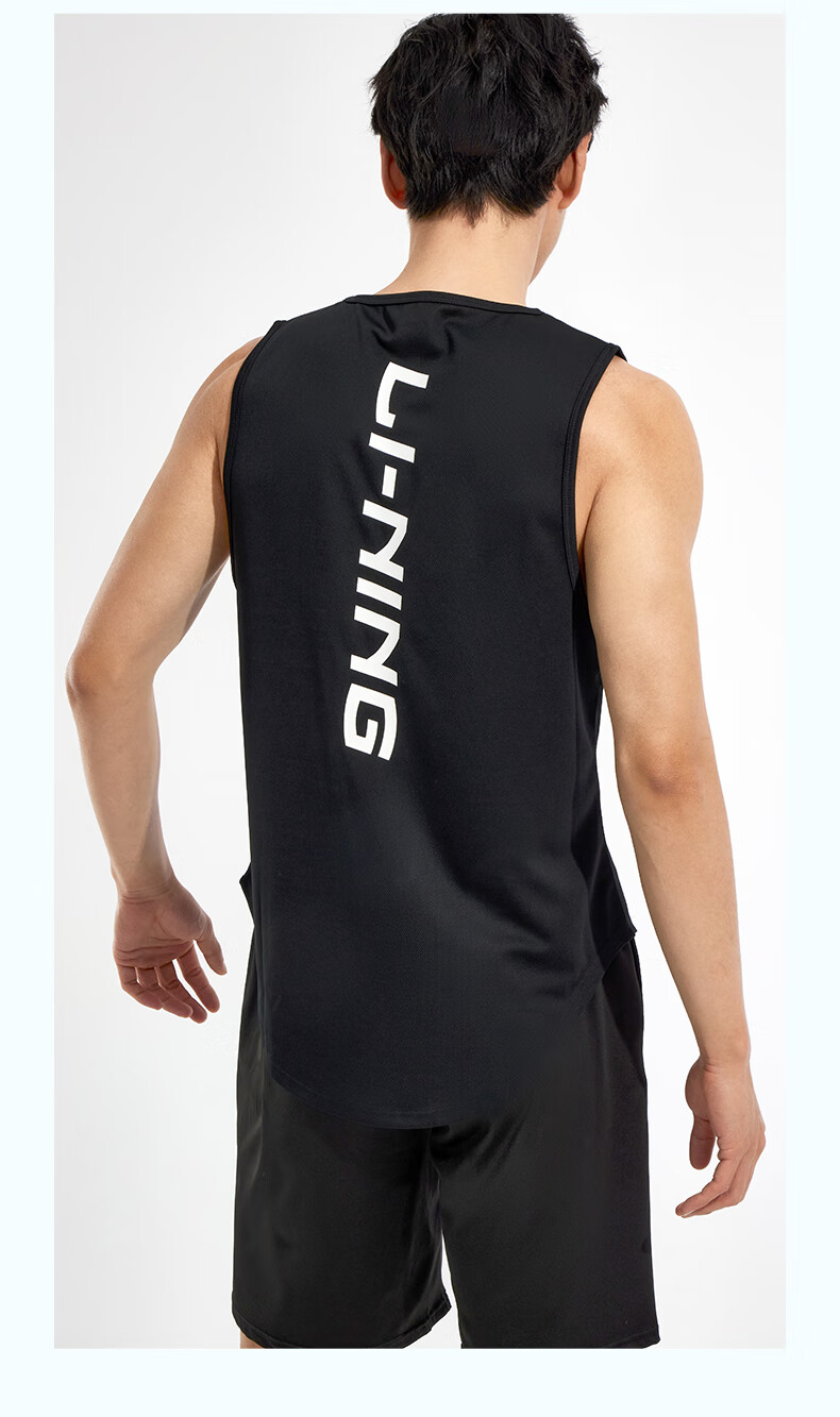 Li-Ning Women's Sports Set, Summer Ice Silk Short-Sleeve Shorts, Running Quick-Dry T-Shirt, Badminton Fitness Training Outfit 14