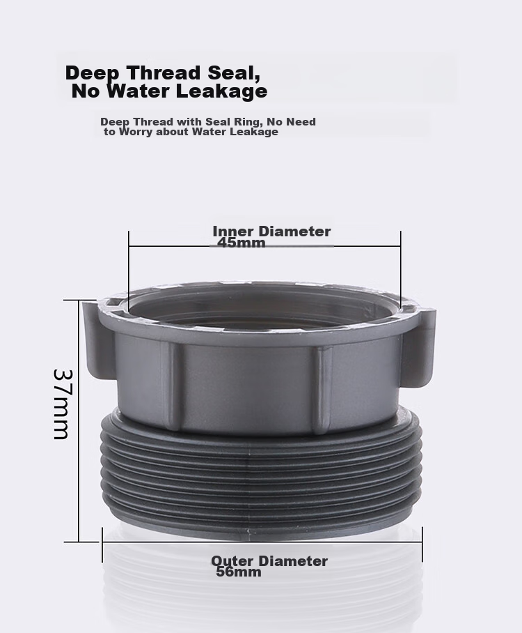 Larsd 9120 Kitchen Sink Drain Pipe, Extended Pipe, Vegetable Washing Basin And Dishwashing Sink Extended Drain Pipe, Extension Accessory 4