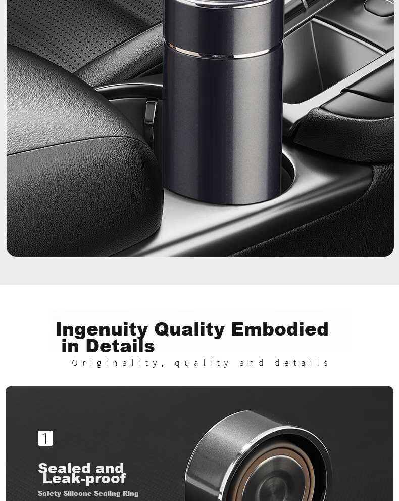 GiNT Insulated Mug, 316L Stainless Steel, Tea Infuser, Portable for Men And Women, Business Travel Car Cup, Customizable, Home And Office Use 14