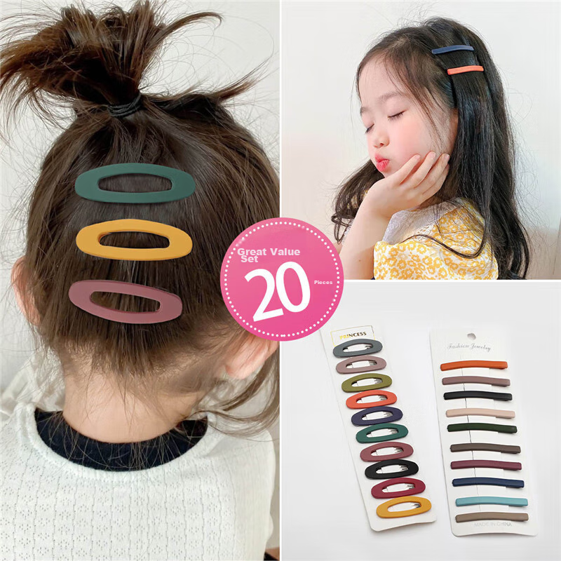 CHIMERA [Parent-Child Set] 20 Pieces Children's Hair Clips, Gentle on Hair, Bangs And Flyaway Hair Clips, Hair Accessories, Hairpins, Birthday Gift for Girls