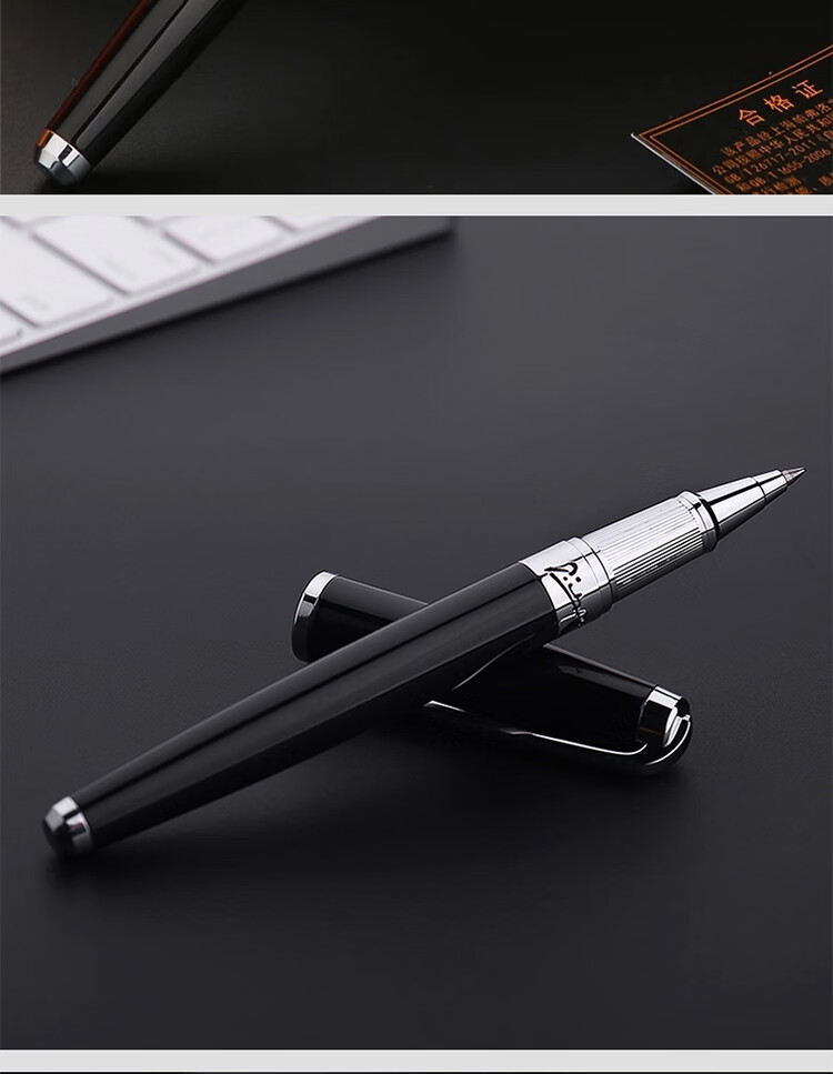 Pimio Signature Pen, Business Office Gift Ballpoint Pen, Adult Signature Pen, Student Handwriting Practice, Mid-Autumn Festival Gift for Men And Women, 0.5mm Gentleman Series 902 Agate Red 7