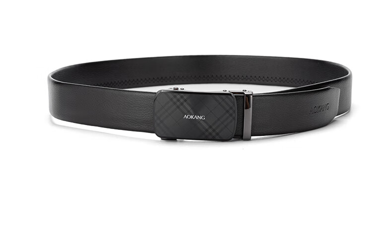 Aokang Men's Leather Belt, Casual Business Automatic Buckle Waistband, Birthday Gift for Husband 12