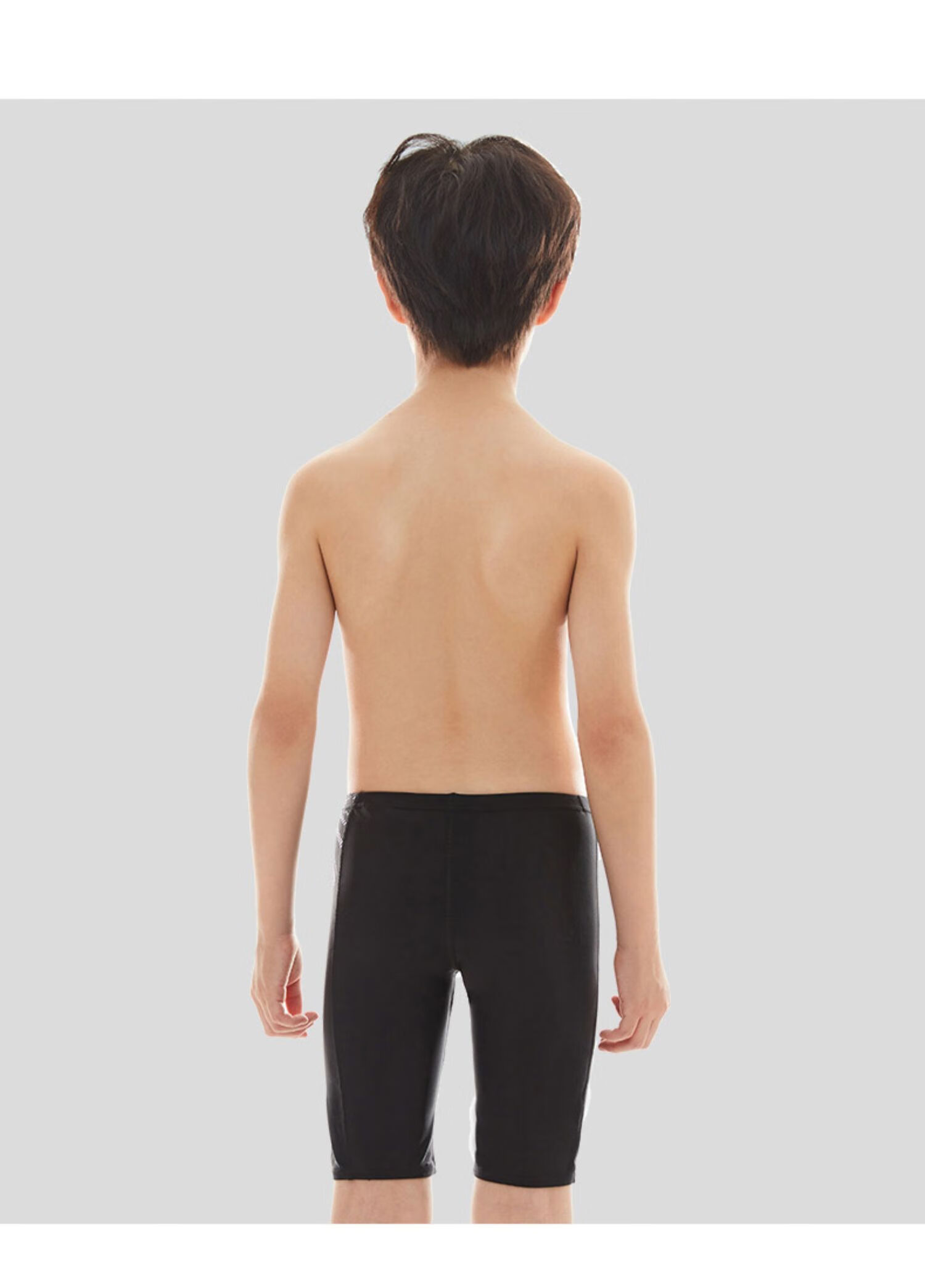 Speedo Kids Swim Shorts Swim Dare Series Youth Training Printed Knee-Length Swim Trunks UV Protection Chlorine Resistant Black/Orange Size 5-6 6