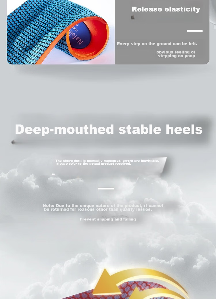 IQGD 2 Pairs Sports Insoles for Men, Soft And Elastic Shock-Absorbing, Military Training Long-Standing Arch Support 6889, 2 Pairs Blue, Size 39-40 10