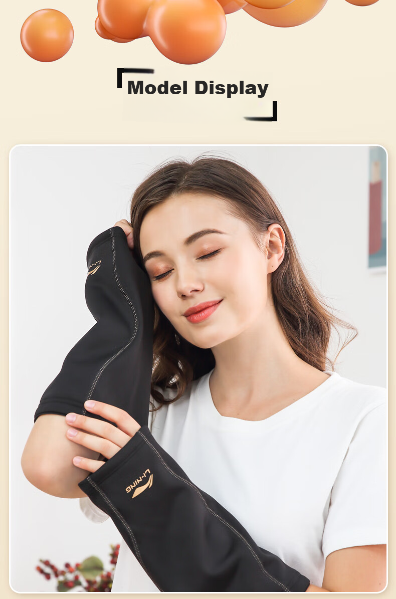Li-Ning Knee Brace Summer Cold Legs Arthritis Synovitis Air-Conditioned Room Cold Prevention Warmth Knee Protector for Men Women Middle-Aged Elderly 10