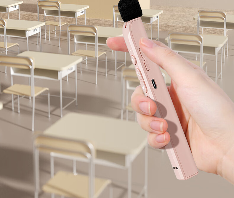 ASiNG T11 Wireless Lavalier Amplifier, Teacher-Specific Handheld Microphone, for Teachers' PPT Presentations, Page-Turning Microphone, High Volume, Anti-Howling Speaker 18