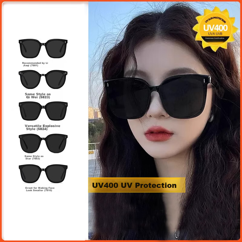 LESCA LUNETIER Women's Sunglasses, High-End Feel, 2026 New Large Frame, UV Protection, Specially Designed for Driving, Polarized Sunglasses for Men, Round Face