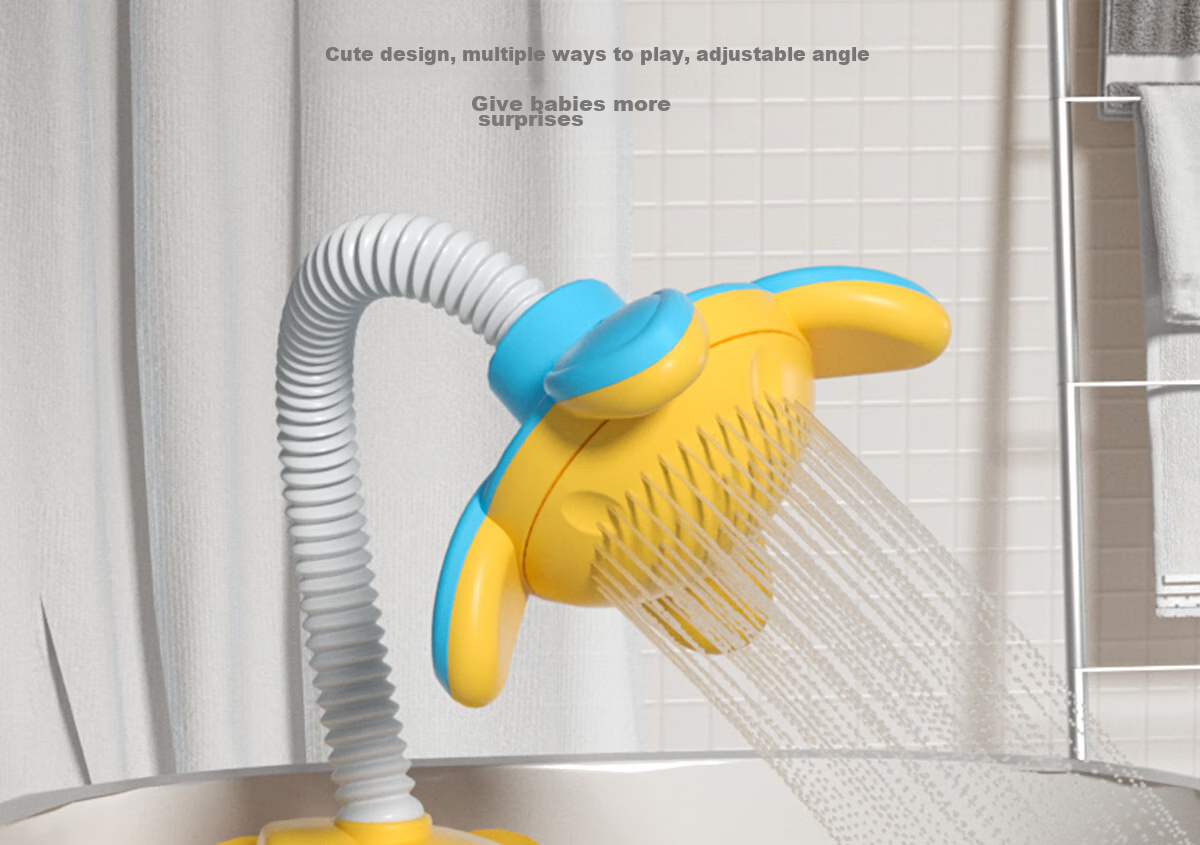 Xinge Baby Bath Toy, Infant Shower Head, Electric Duck, Children's Water Play Toy, Baby Water Play Toy, Birthday Gift for Boys And Girls 14