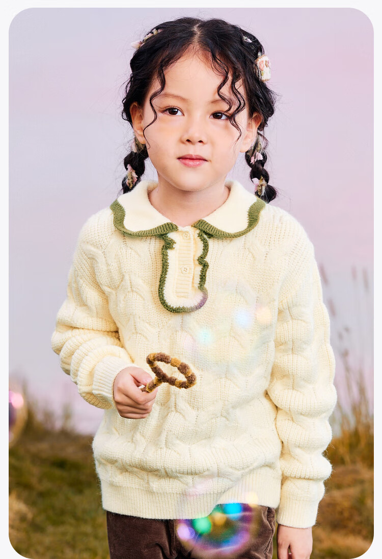Minibala 【Soft Sweater】Girls, Children, Adults Family Autumn Winter Warm Knitwear 5