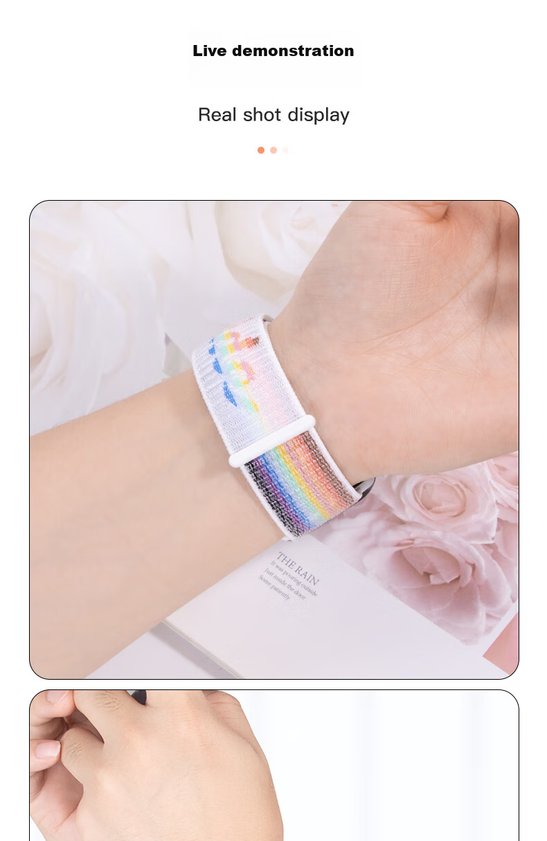 Weiqiantu [Women's Silicone] Watch Band Compatible with Huawei GT7/GT6/GT5/Watch6/6pro/watch5/GT5Pro/GT4, Women's Sports Silicone Strap, 41mm 9