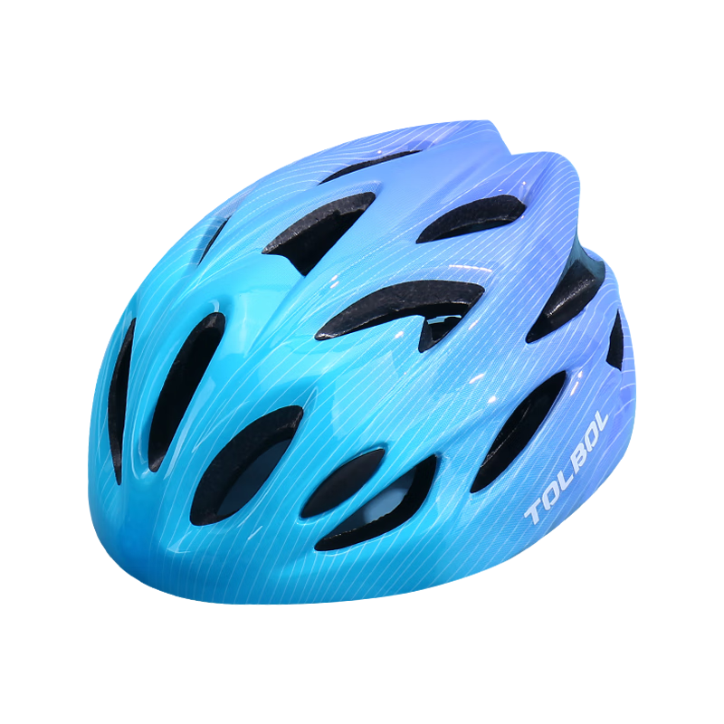 Tongbu Adjustable Children's Roller Skating Helmet, Cycling Helmet, Skateboard Helmet, Bicycle Safety Helmet, Sports Helmet, Gradient Blue