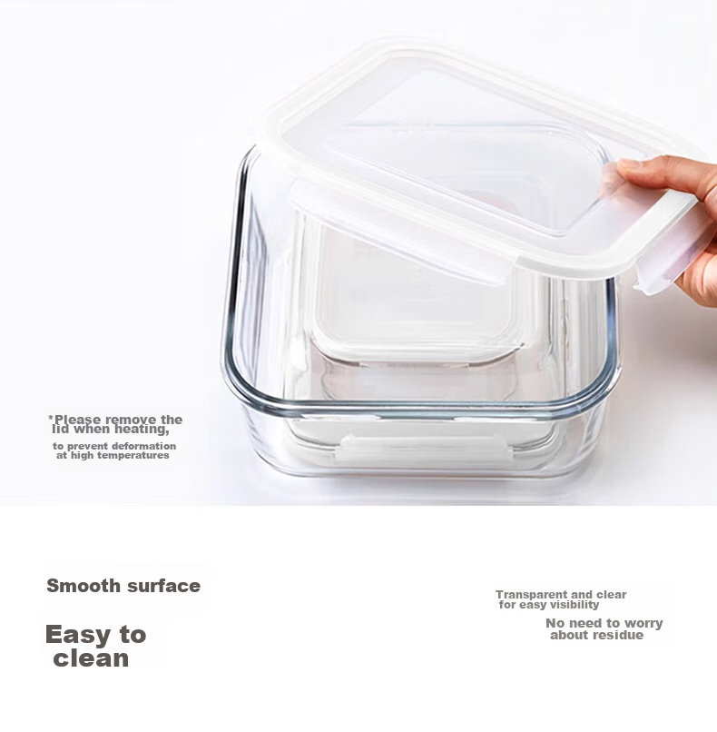 GLASSLOCK Food Storage Container, Refrigerator Organizer, Glass Lunch Box, Sealed, Heat-Resistant, Shatterproof, Noodle Bowl, Imported Round Shape, 720ml 8