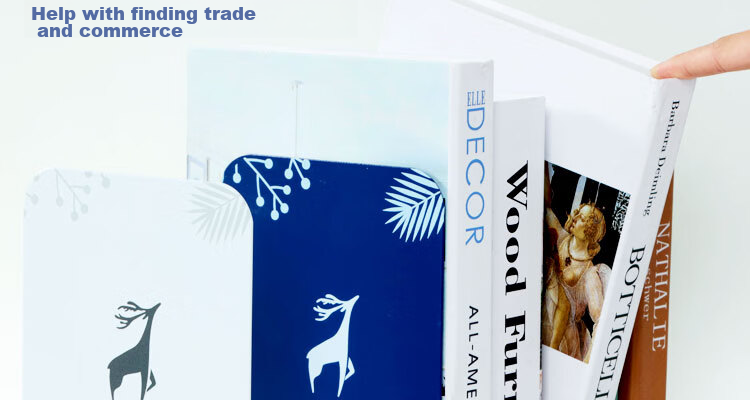 DiLe Metal Bookends / Student Book Stand / Book Clip / Book Rest / Book Block / Creative Office Stationery, 2 Pieces / Set, 2536 Blue Deer 35