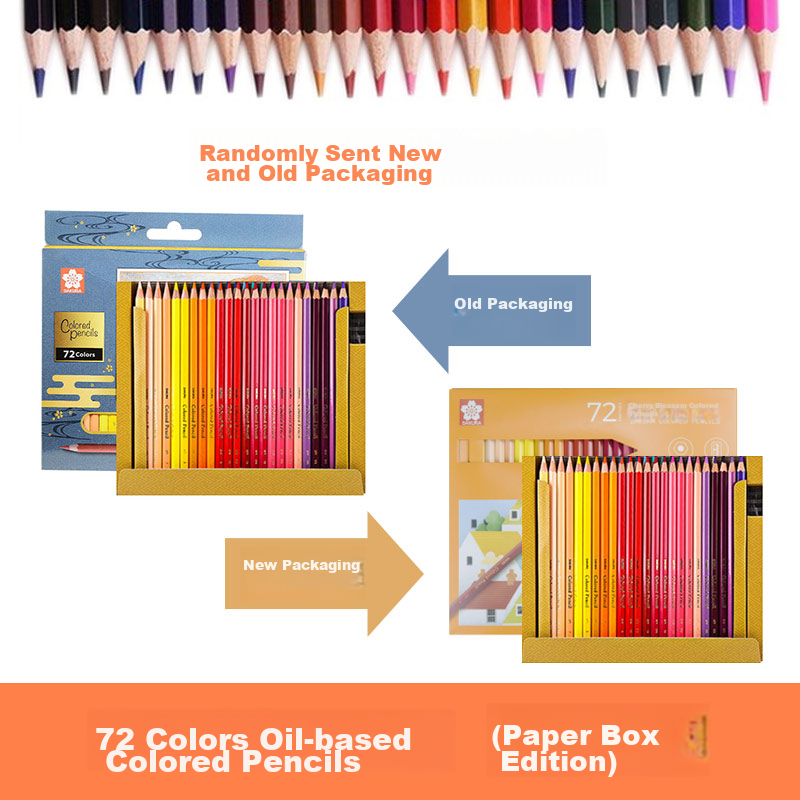 SAKURA [Mid-Autumn Festival Gift] ReCoupy Full Core Non-Wood Colored Pencil Set for Beginners, Drawing Sketching Hand-Drawn Coloring Card Crayon Set Gift 16
