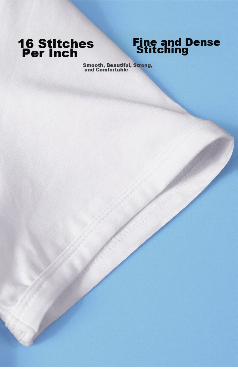SEPTWOLVES [Soft And Skin-Friendly] Men's Short Sleeve Pure Cotton T-Shirt, Breathable Running Sports 100% Cotton White Tee Loungewear 16