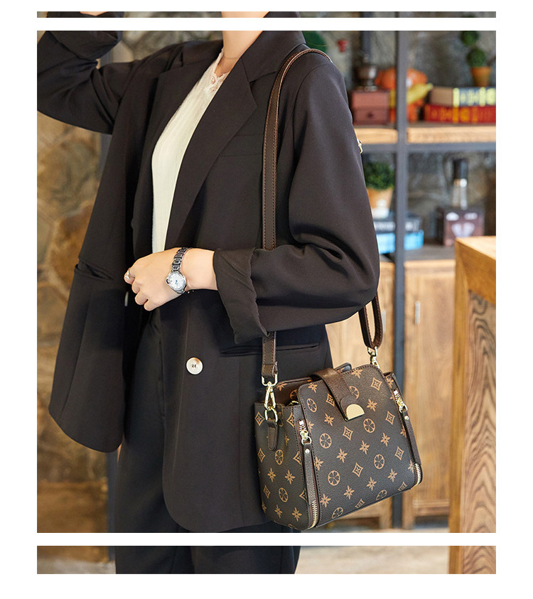 Aiqinghai Handbag, Women's Bucket Bag, Crossbody Shoulder Bag, Large Capacity, Light Luxury Brand, Birthday And Mother's Day Gift, Practical Present for Mom 15