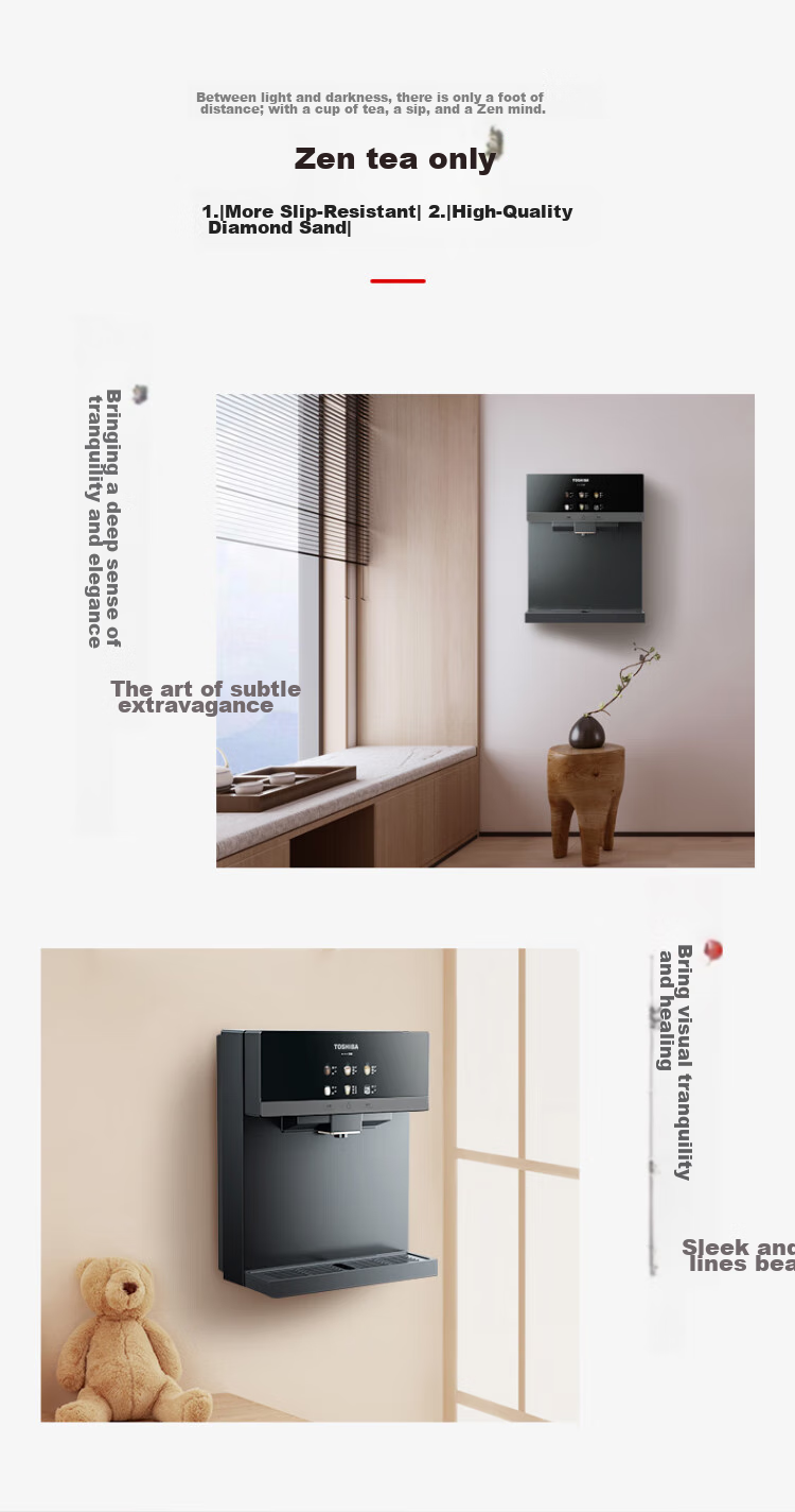 TOSHIBA [5-Year Warranty for Da Bai Li TG-13] Wall-Mounted Pipeline Machine Full-Flow Compatible, Stainless Steel Core Rapid Heating, 10°C Cooling, UV Sterilization, Thoughtful Night Light, Direct Drinking Water Dispenser for Home Use 5