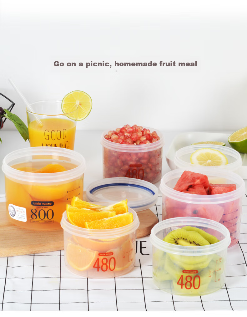 ASVEL Food Grade Plastic Sealed Container, Portable Antibacterial Storage Jar for Milk Powder Dispensing, Snack Organizer Box, 940ml 10