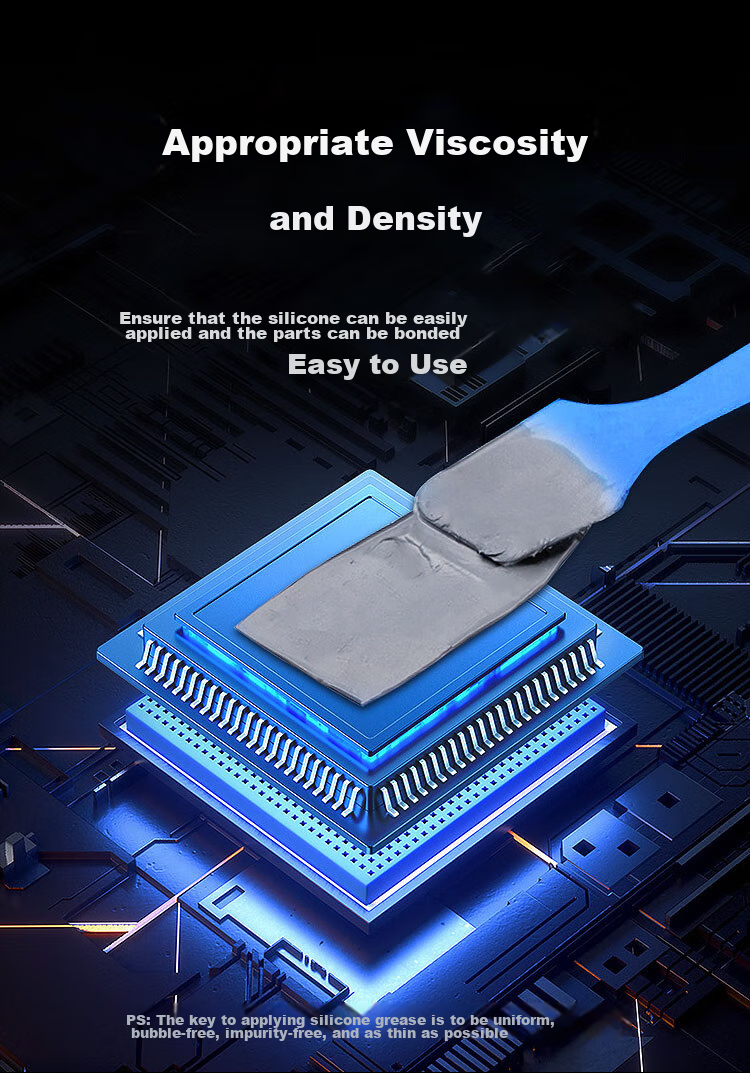 Liantuo Thermal Grease GPU CPU Heat Dissipation Silicone Thermal Paste (Thermal Grease / CPU Heat Sink Paste / 2g / Thermal Conductivity 15.6 / Laptop Thermal Paste) 7