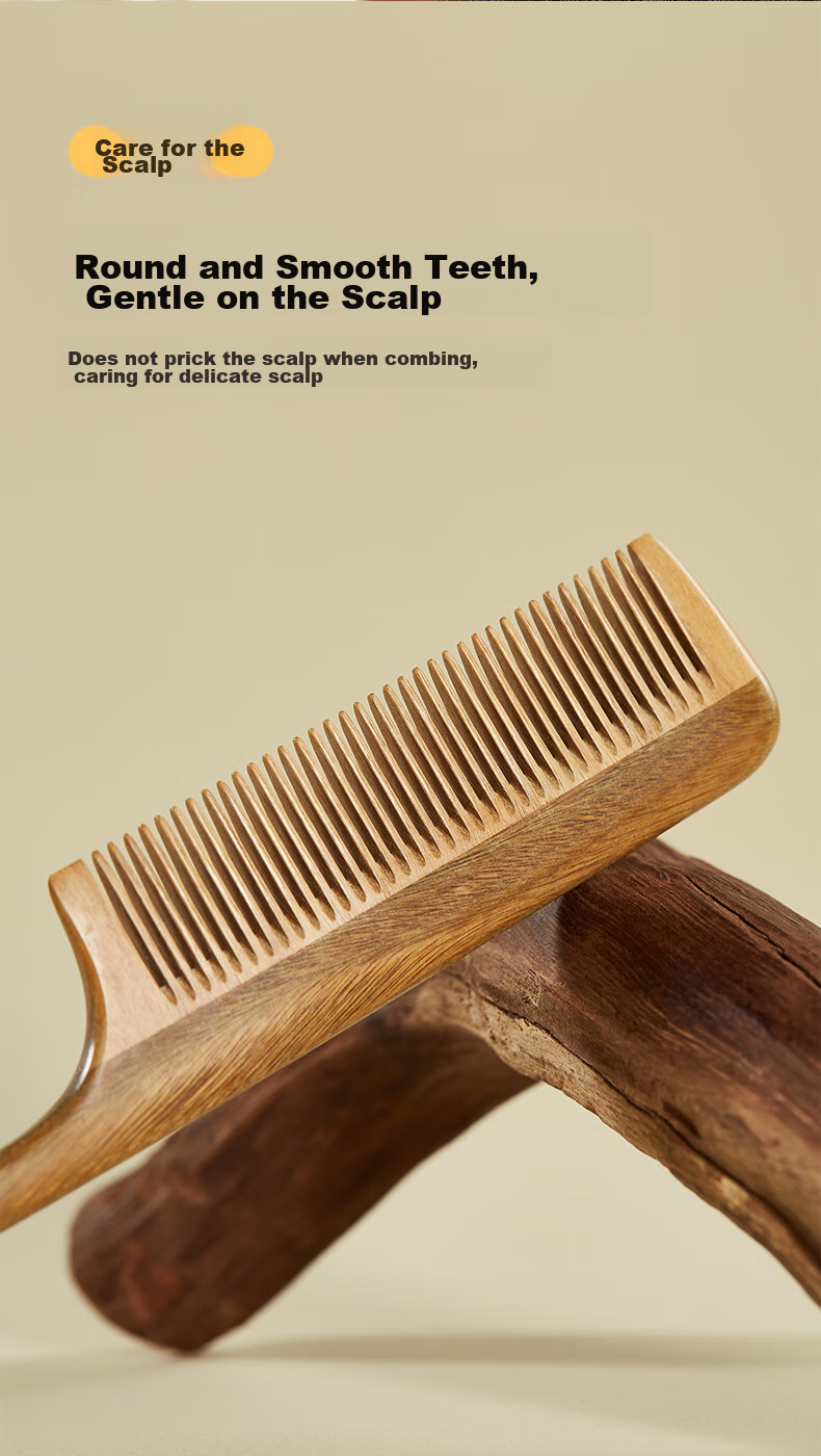 Chuxin Natural Sheep Horn Comb, Pointed Tail Comb with Fine Teeth, Dense Comb for Parting Hair, Braiding, Children, Girls, Women, Specialized Comb for Ladies, Baby Comb 5