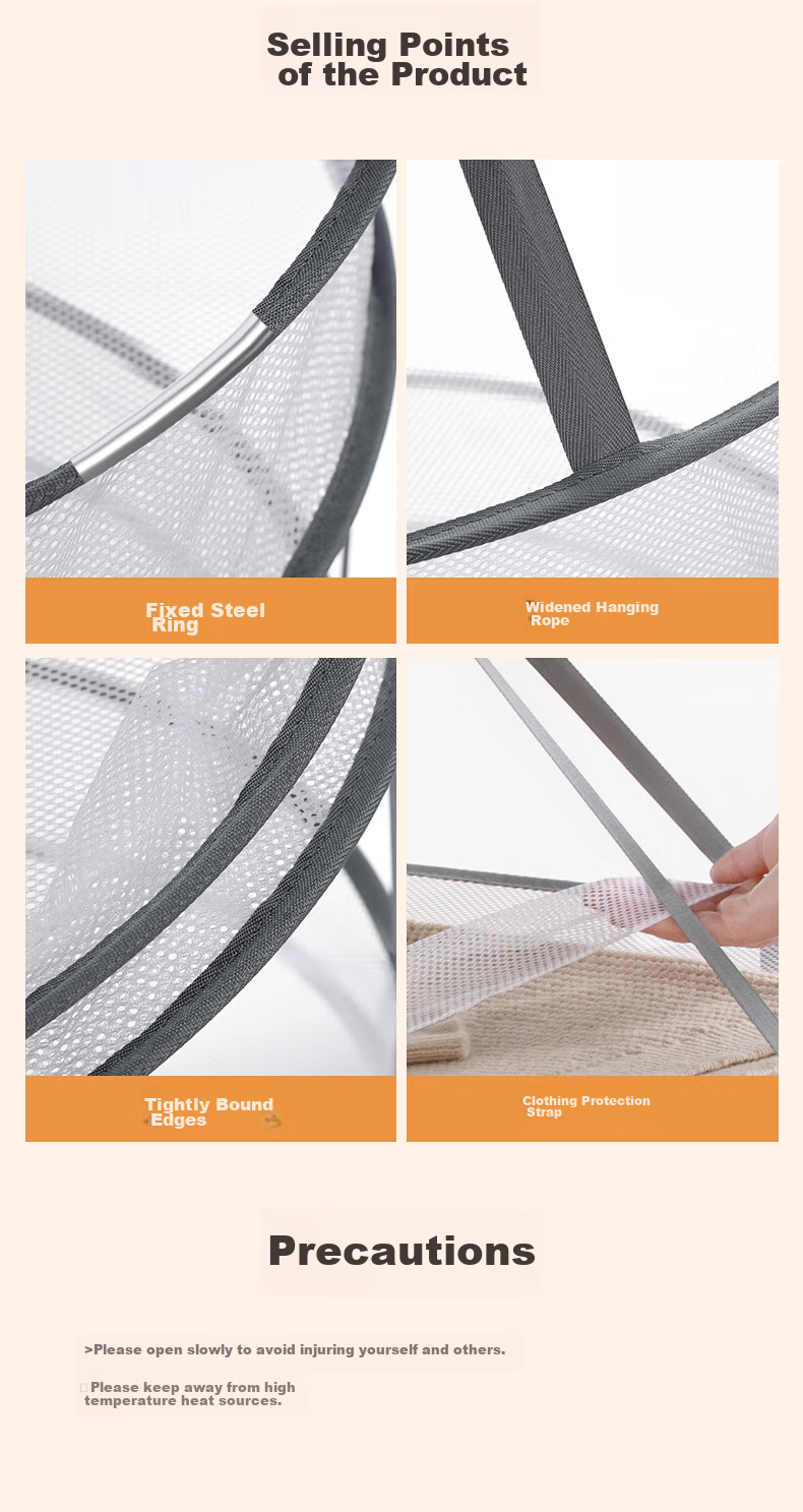 CHAHUA Clothes Drying Rack, Flat Clothes Hanger, Anti-Deformation Drying Net, for Hanging Underwear And Socks, Drying Aid for Sweaters, Large Single-Layer Desig 9