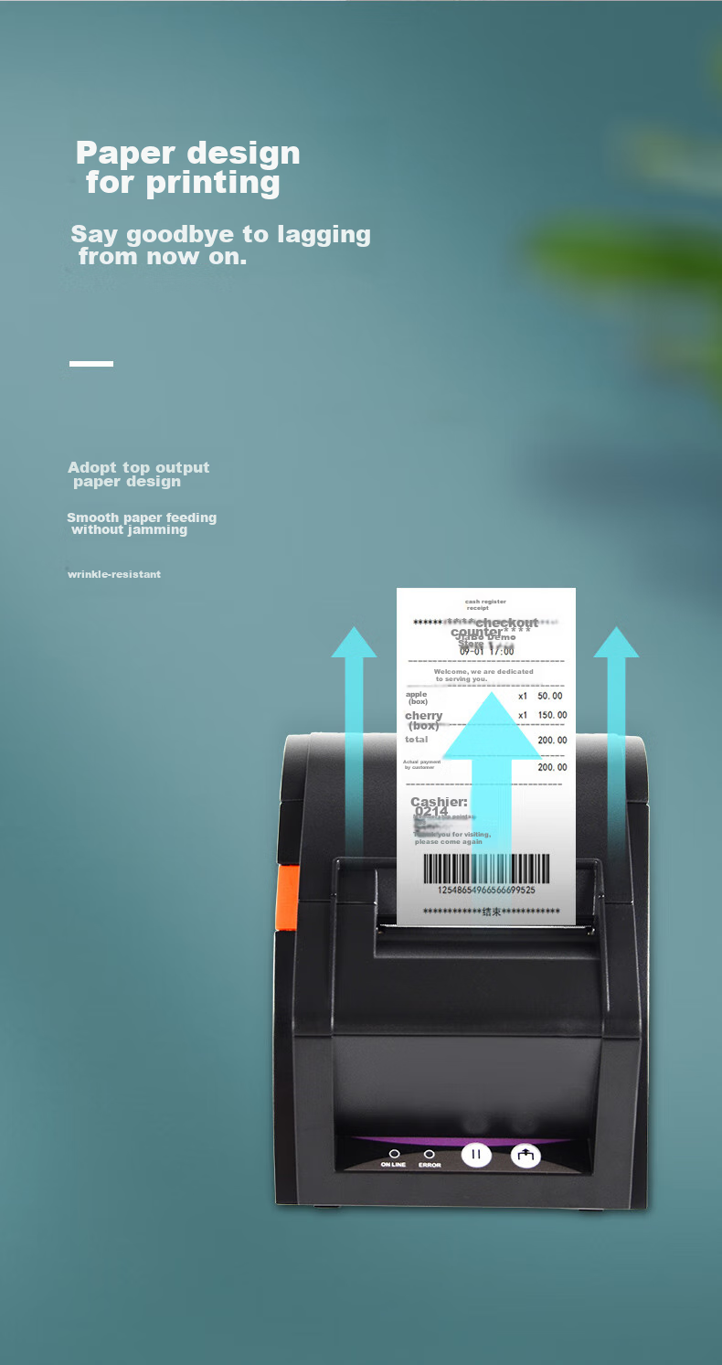 Gprinter GP3120TUC Thermal Label Printer, Computer Version, All-In for Labels/receipts, Milk Tea Labels, Cashier Receipts, Supermarket Retail E-Commerce Label Machine 9