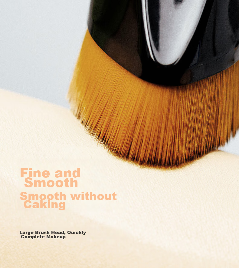 ILISYA No. 55 Magic Powder Foundation Brush, Flat-Top Makeup Brush, Seamless Makeup Brush 6