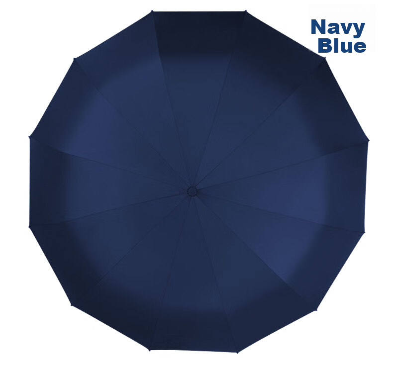 Meebordi Fully Automatic Umbrella, Tri-Fold, Extra Large, Windproof, Reinforced And Upgraded, Men's Business Folding Umbrella, Customizable 10